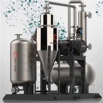 What is the warranty period of an oil screw vacuum system?