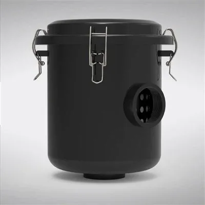 How to install an oil mist filter in a confined space?